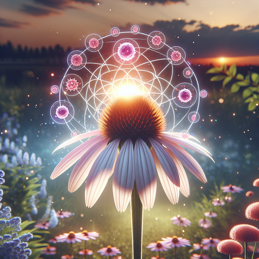 Planta de echinacea și susținerea sistemului imunitar
