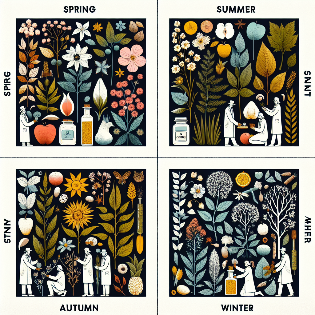 Ghid complet de plante medicinale pentru fiecare anotimp