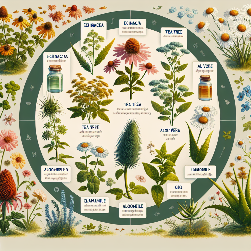 Top plante cu efect antiseptic natural