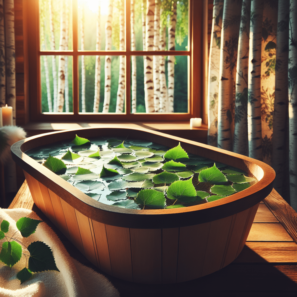 Băi terapeutice cu frunze de mesteacăn