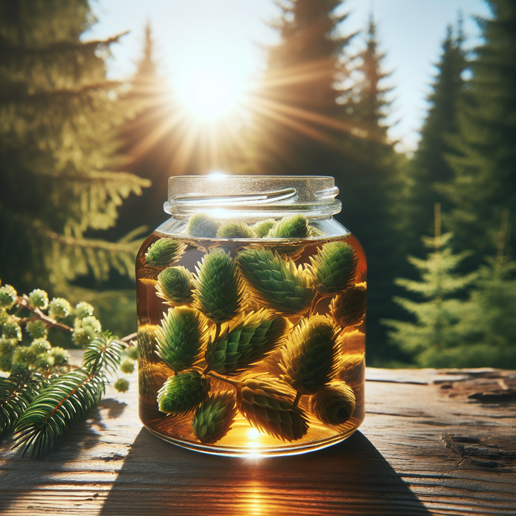 Mugurii de brad în siropuri naturale pentru tuse