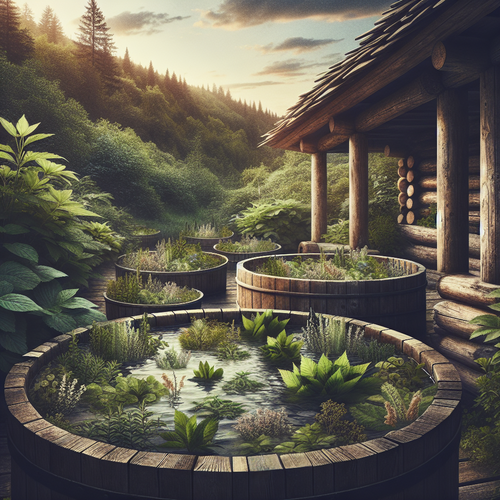 Băi vindecătoare cu ierburi pentru relaxare musculară