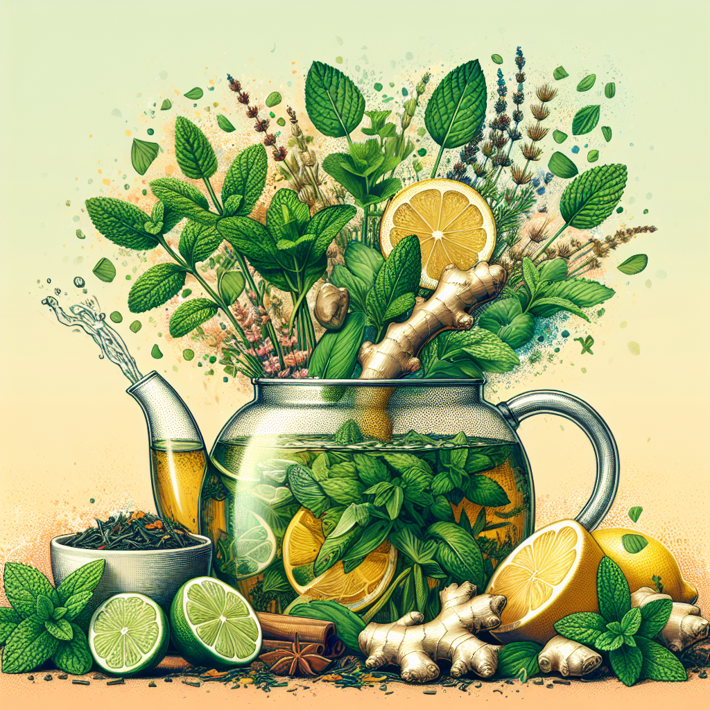 Cele mai eficiente combinații de plante pentru ceai detox