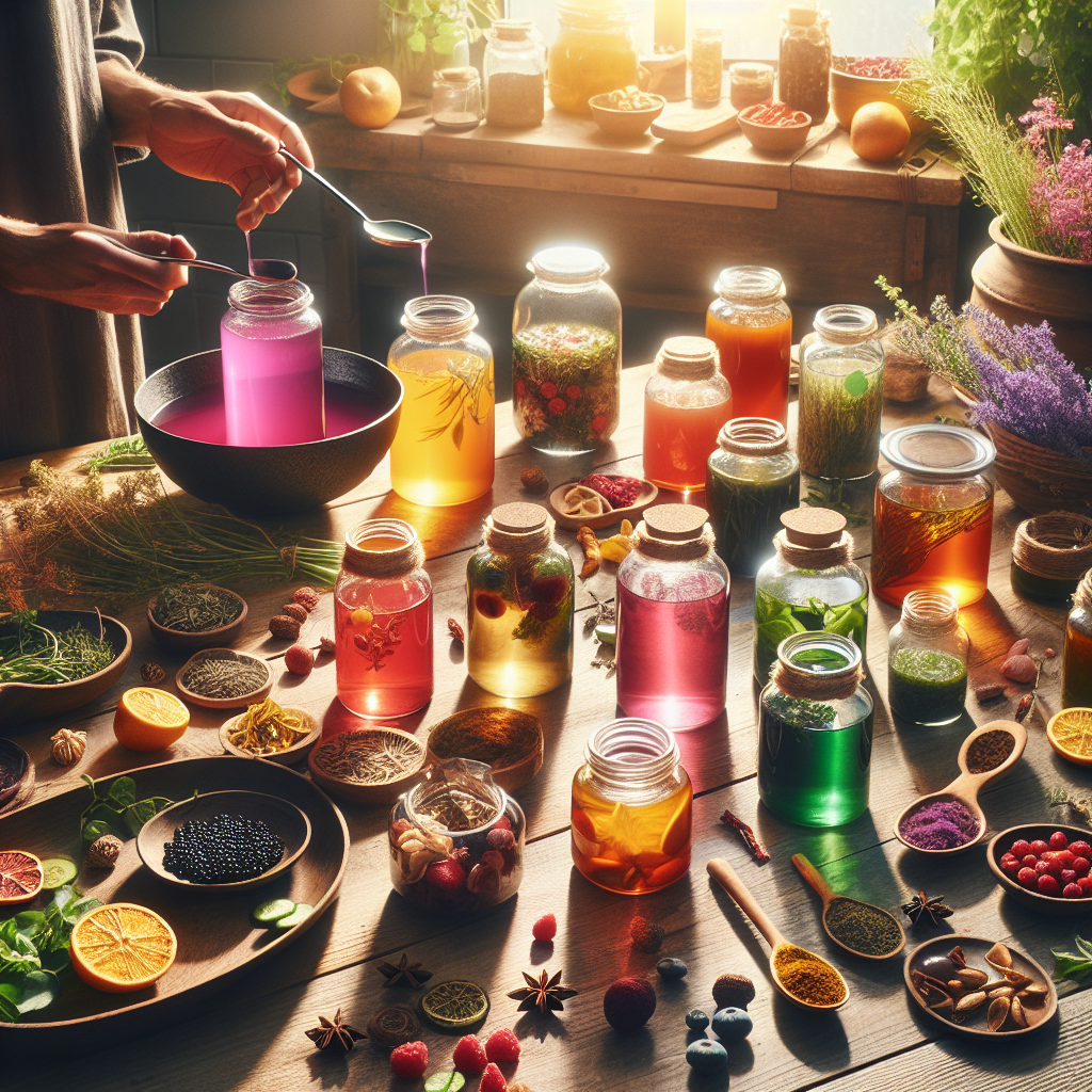 Elixire naturale pentru tonifierea organismului