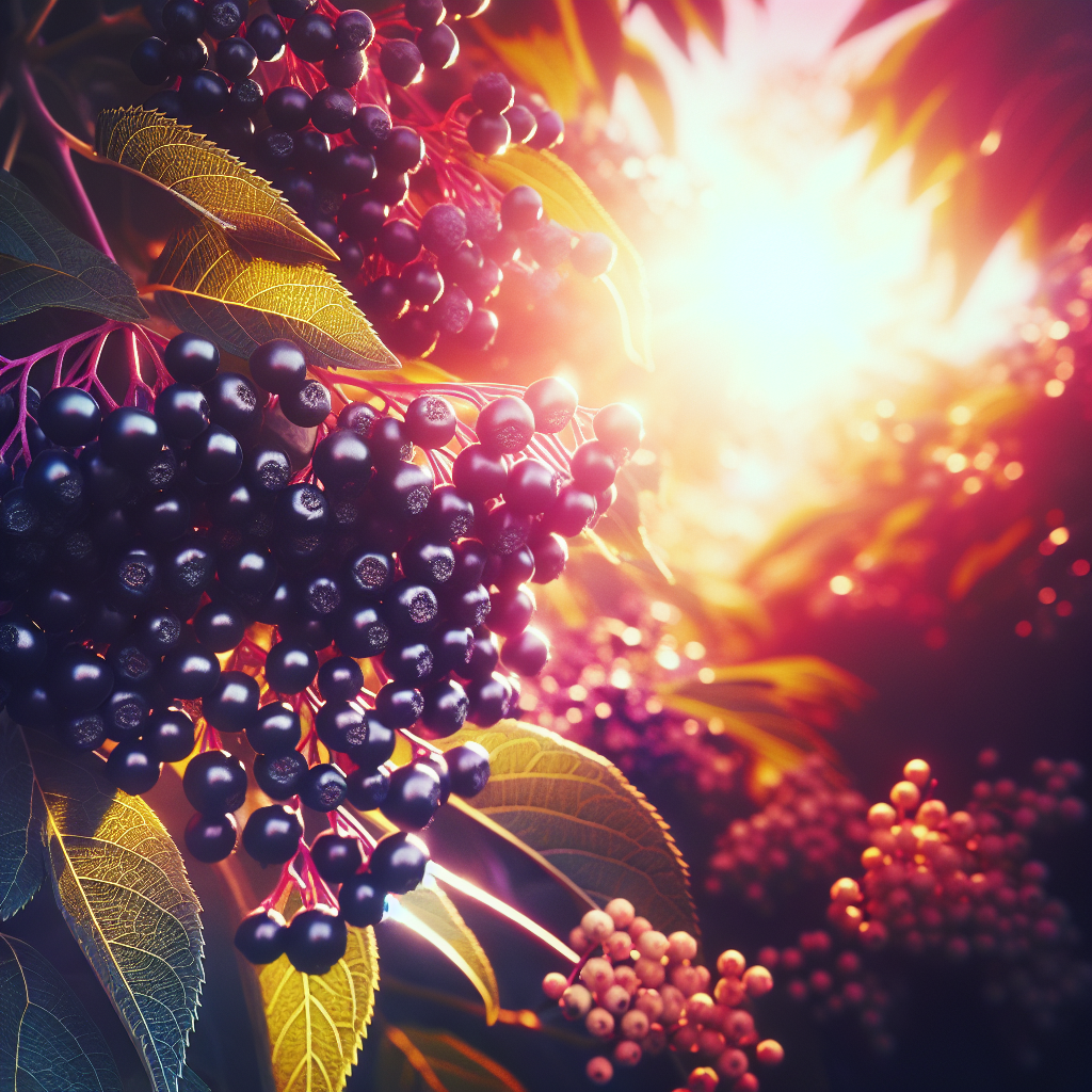 Fructele de soc: stimulent natural al imunității